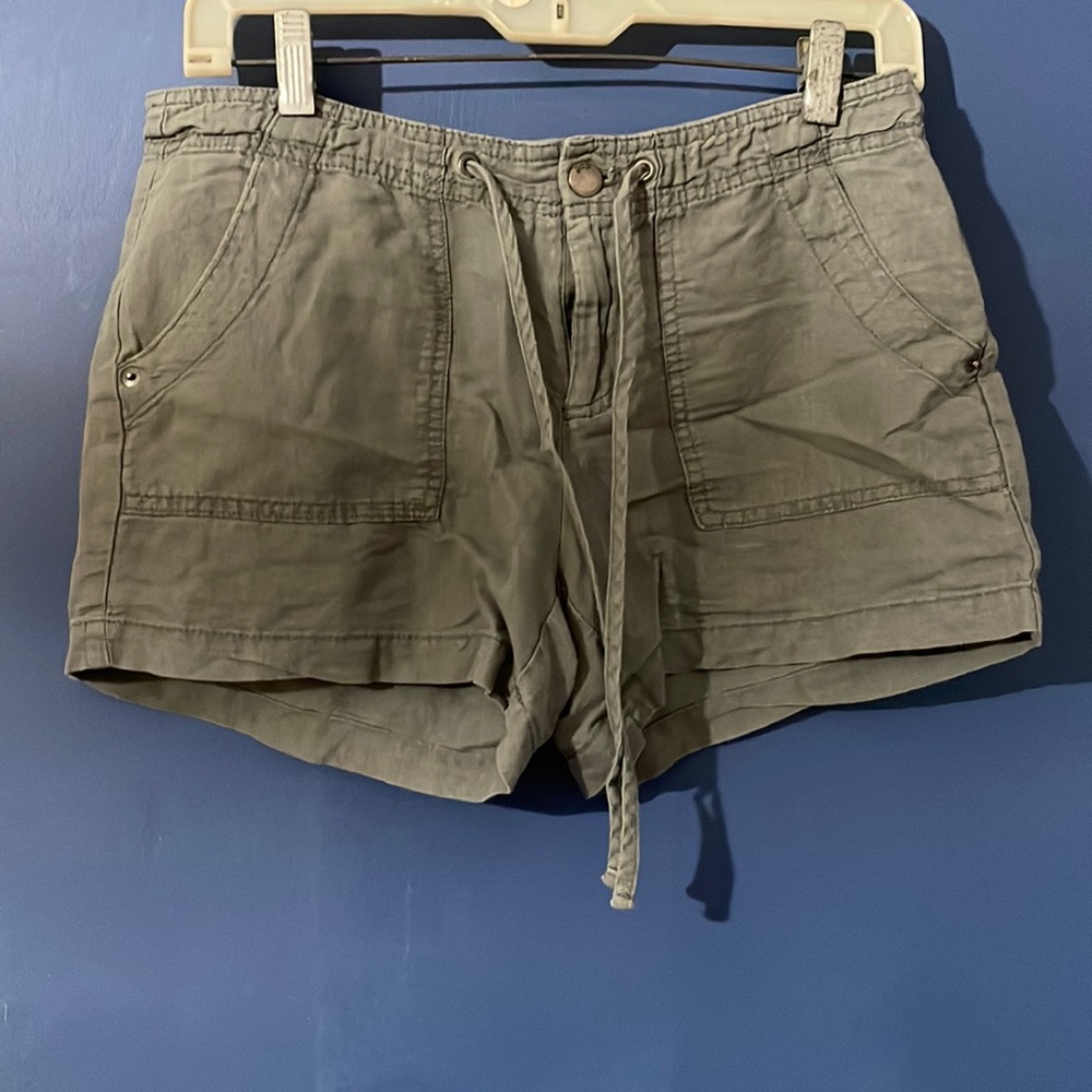 Gap: green fabric cargo shorts